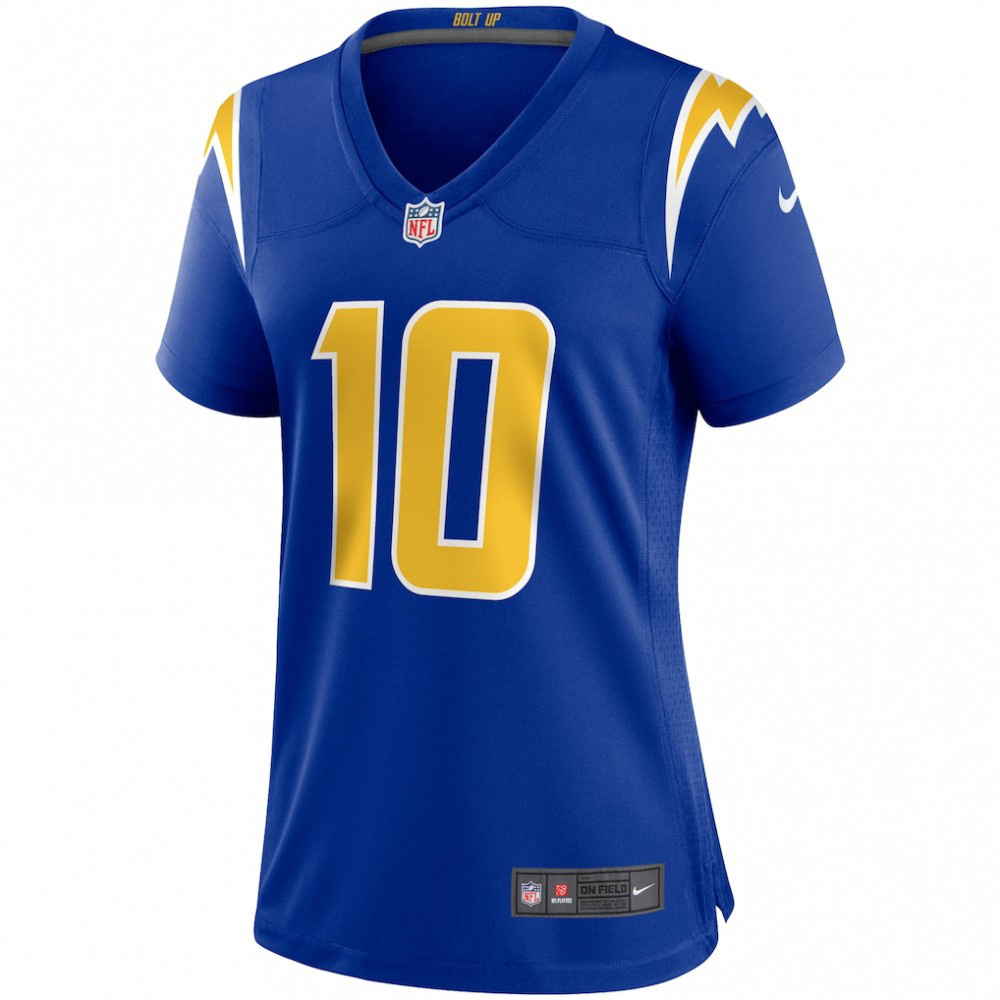 Justin Herbert Los Angeles Chargers Nike Women's Game Jersey - Royal-GridironStore